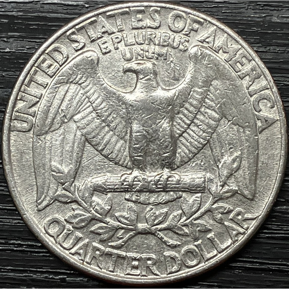 1992-P Washington Quarter 25 C Rare Wounded Eagle Strike on Reverse w/ Video - Picture 9 of 16